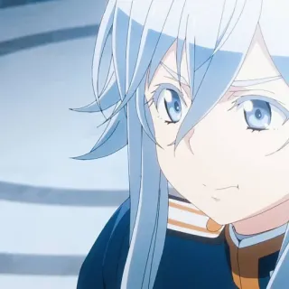 💦 Vladilena Milizé 86 anime, girl, character, 86, Vladilena Milizé telegram sticker
