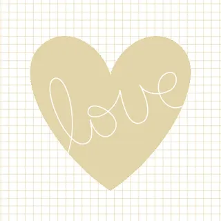 💝 love amore, cuore, affetto, romantico, beige, carino whatsapp sticker
