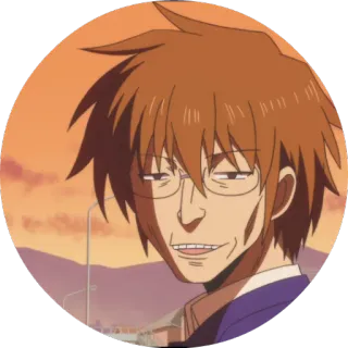 🙂 Anime, Manga, Personaggio, Occhiali, Sorrisetto telegram sticker