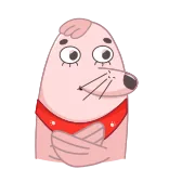 😍 海豹, 动物, 可爱, 卡通 telegram sticker