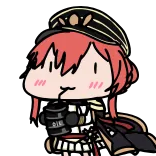 🙃 Anime, Imut, Militer, Karakter, Minum, Chibi telegram sticker