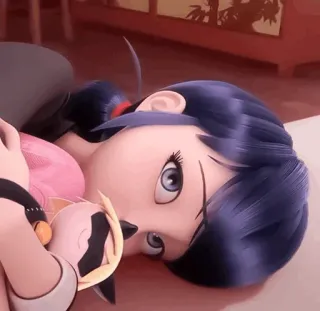 🗼 Marinette Dupain-Cheng Miraculous: Tales of Ladybug & Cat Noir Marinette, Anime, Dessin animé, Miraculous Ladybug, Mignon, Personnage de dessin animé whatsapp sticker