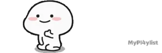 👍 cartoon, character, middle finger, offensive gesture whatsapp sticker