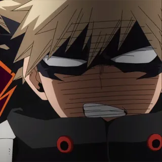 💥 Bakugo My Hero Academia Anime, Karakter, Bakugo, My Hero Academia, Manga whatsapp sticker