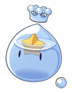 💧 water, crown, star, cute, sticker telegram sticker