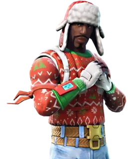 😠 fortnite, nhân vật, game, mùa đông, kỳ nghỉ, skin telegram sticker