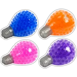 💡 lampadina, colorato, illuminazione, decorazione, energia, bulbo whatsapp sticker