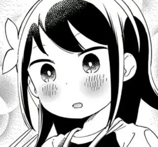😳 Аниме, Манга, Мило, Девушка, Персонаж, Иллюстрация telegram sticker