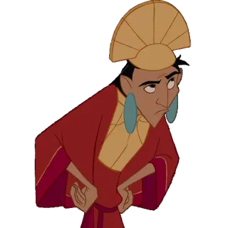 😫 Kuzco The Emperor's New Groove desenho animado, filme, disney, a nova onda do imperador, kuzco telegram sticker