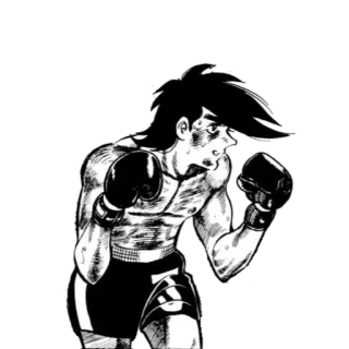 Ashita no Joe telegram stickers