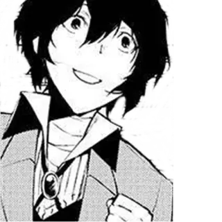 😀 Osamu Dazai Bungo Stray Dogs anime, manga, bungo stray dogs, osamu dazai, dazai telegram sticker