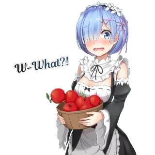 Re:Zero by @Splenta 4 Yalda telegram stickers