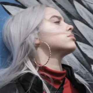 💧 Billie Eilish Billie Eilish, นักร้อง, นักดนตรี, คนดัง, ป็อปสตาร์ telegram sticker