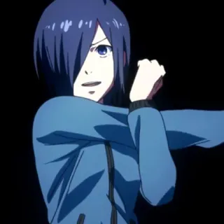 🪁 Touka Kirishima Tokyo Ghoul อนิเมะ, ตัวละคร, ผู้หญิง, โทวกะ, คิริชิมะ, Tokyo Ghoul, กูล telegram sticker