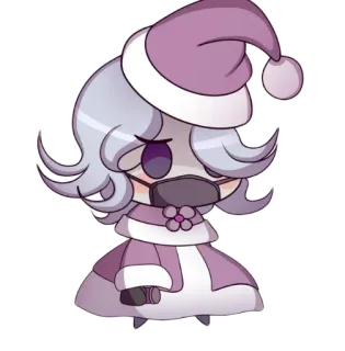 😊 Cartoon, Figur, Puppe, Winterkleidung, Kawaii, Süß whatsapp sticker