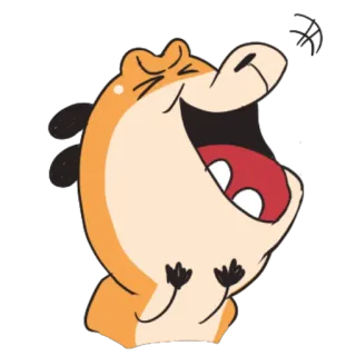 😂 hoạt hình, động vật, chuột hamster, cười, dễ thương, hài hước telegram sticker