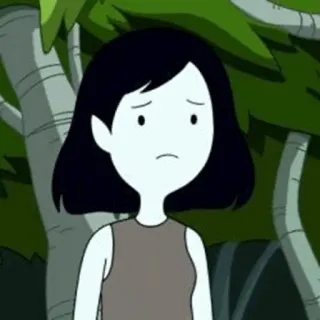 🖤 Marceline Adventure Time cartoon, vampire, Marceline, Adventure Time whatsapp sticker