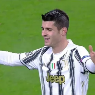 🤗 Alvaro Morata pemain sepak bola, sepak bola, olahraga, atlet, Álvaro Morata telegram sticker