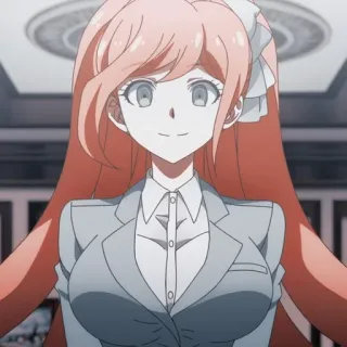 🌟 Sonia Nevermind Danganronpa アニメ, ゲーム, キャラクター, 女の子, ダンガンロンパ, ソニア・ネヴァーマインド whatsapp sticker