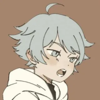 😠 anime, manga, cartoon, boy, character, art telegram sticker