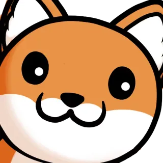 👀 raposa, animal, desenho animado, fofo, meme, adesivo whatsapp sticker