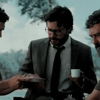 🏦 Professor Money Heist Casa de Papel, Professeur, Personnage, Série TV telegram sticker
