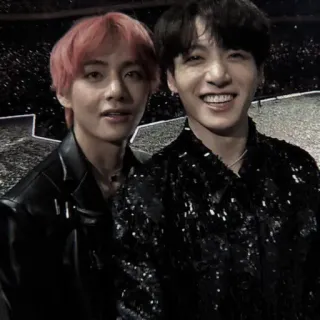 🎥 kpop, v, jungkook, bts, korea, musik telegram sticker