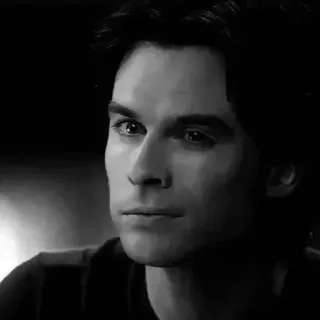 ▪️ Damon Salvatore The Vampire Diaries Pamiętniki wampirów, Serial TV, Damon Salvatore, Wampir, Portret, Mężczyzna, Aktor telegram sticker