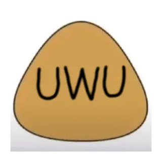 ✨ UWU uwu, 可愛い, エモート, 絵文字, ネットスラング, 顔 telegram sticker