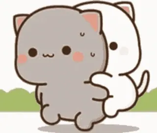 🚶 แมว, น่ารัก, สติกเกอร์, การ์ตูน, น่ารักน่าเอ็นดู, ภาพเคลื่อนไหว, ขี้เล่น whatsapp sticker