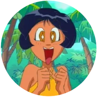 😮 Alex Totally Spies! kartun, mata-mata, semangat, gadis, senang telegram sticker