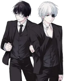 👫 Ken Kaneki Tokyo Ghoul Anime, Manga, Ken Kaneki, Tokyo Ghoul, Ghoul, Anzüge telegram sticker