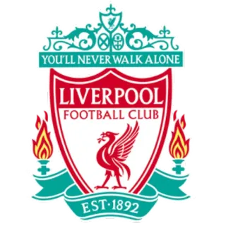 ♥️ YOU'LL NEVER WALK ALONE liverpool, fútbol, soccer, club, deportes, est 1892, you'll never walk alone telegram sticker