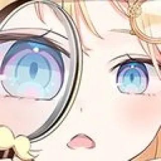 ✨ Anime, Menina, Lupa, Fofo, Desenho animado telegram sticker