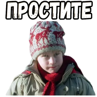 🥺 ПРОСТИТЕ disculpa, chico, invierno, ruso, lo siento whatsapp sticker