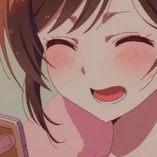 😂 Cô gái anime, Anime, Hoạt hình, Vui vẻ, Cười, Dễ thương whatsapp sticker