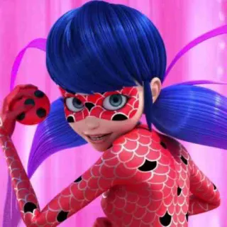 😌 Ladybug Miraculous: Tales of Ladybug & Cat Noir kepik, Miraculous Ladybug, kartun, anime, pahlawan super, pahlawan wanita, Miraculous whatsapp sticker