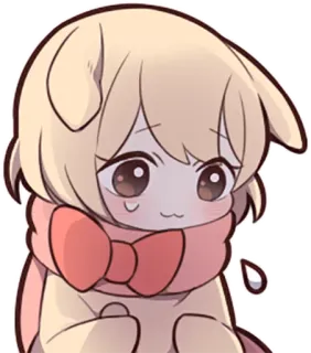 😨 动漫, 狗, 可爱, 卡通, 漫画, 卡哇伊 telegram sticker