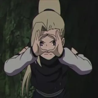 🌟 Ino Yamanaka Naruto anime, naruto, ino yamanaka, ninja, jutsu telegram sticker
