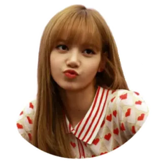 😘 Lisa k팝, 블랙핑크, 리사, 가수, 아이돌, 음악 telegram sticker