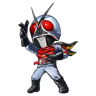 ⚔ Kamen Rider kamen rider, tokusatsu, superhero, japanese superhero, chibi telegram sticker