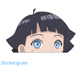 😶 Stickerly.com animé, dessin animé, yeux, fille telegram sticker