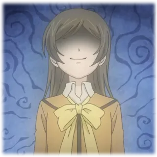 😈 Anime, Inespressivo, Spaventoso, Ragazza, Manga telegram sticker