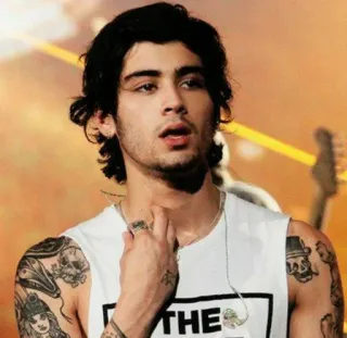 👑 THE Mann, Porträt, Sänger, Interpret, Zayn Malik telegram sticker