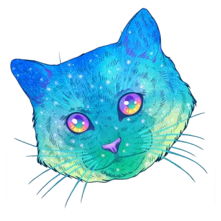 Cosmic Cats telegram stickers