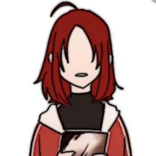 🧨 personne, dessin animé, cheveux roux, femme, personnage whatsapp sticker