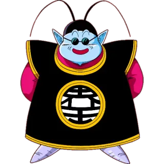😏 King Kai Dragon Ball Z Anime, Dragon Ball Z, Senhor Kaio, Personagem telegram sticker