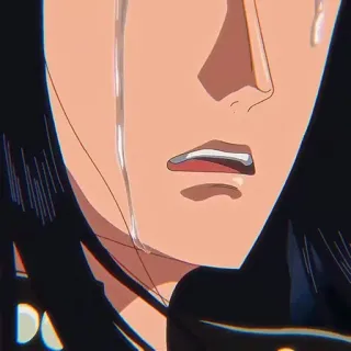 📚 sad, crying, anime, character, emotional, tearful whatsapp sticker