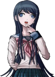 🤤 Sayaka Maizono Danganronpa Anime, Manga, Danganronpa, Sayaka Maizono, Écolière, Idole, Personnage telegram sticker