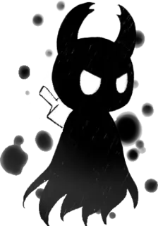 😡 cuchillo, sombra, oscuro, silueta telegram sticker